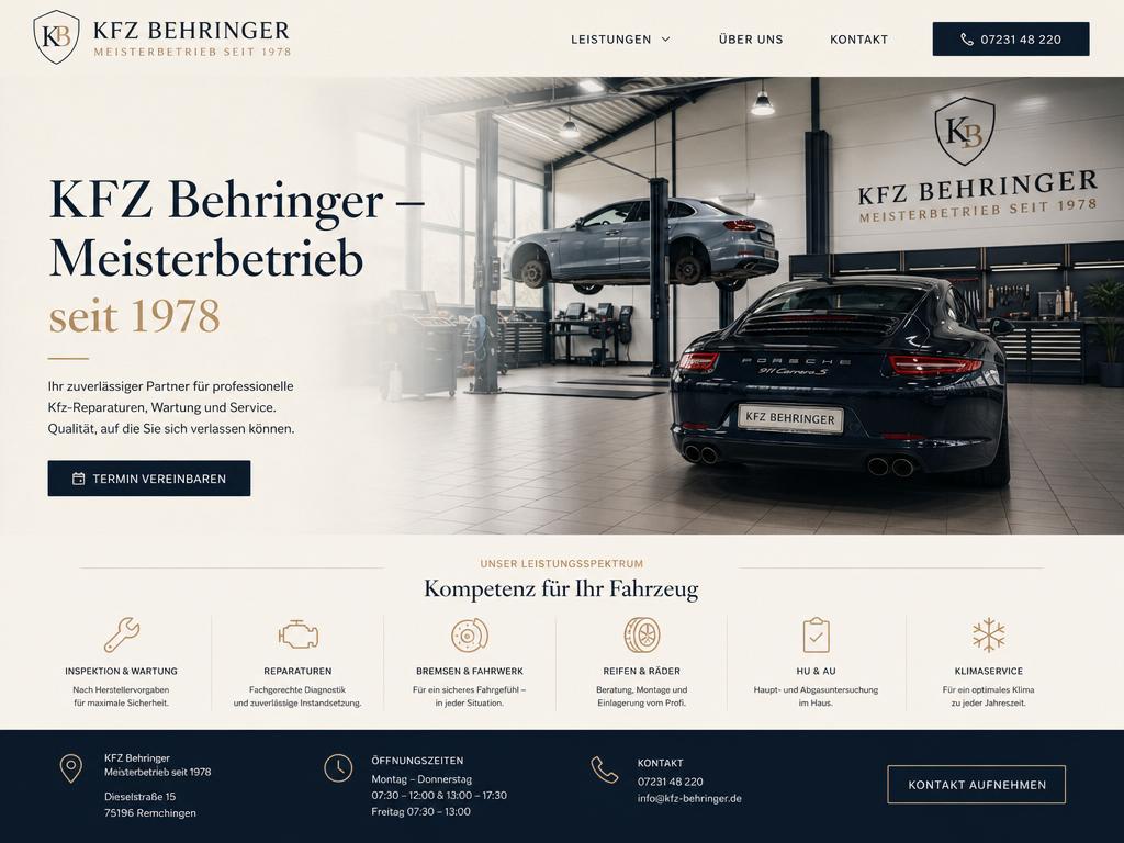 Vorschau KFZ Behringer